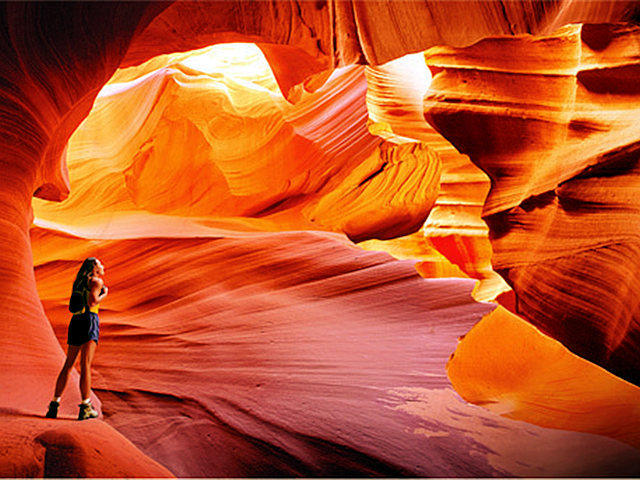 Las Vegas: Upper or Lower Antelope Canyon, Horseshoe Bend Day Tour (14 People Small Tour & Lunch)